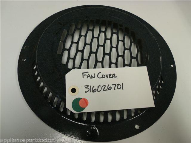 KENMORE OVEN 316026701 FAN COVER USED PART ASSEMBLY KENMORE OVEN 316026701 FAN COVER USED PART ASSEMBLY